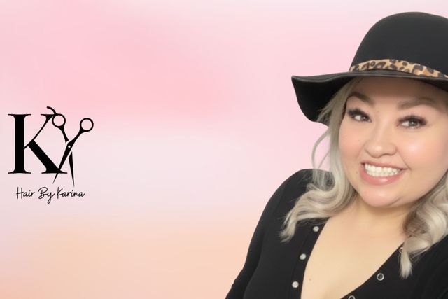 Karina Aguilar, owner and stylist at Hair by Karina in Leander, TX